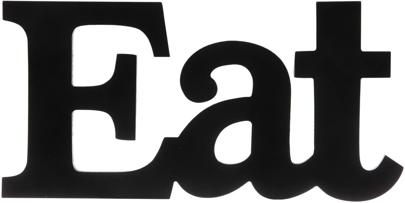 Hobby Lobby Distressed MDF Word Red Eat Wood Wall Hanging Kitchen Home Décor