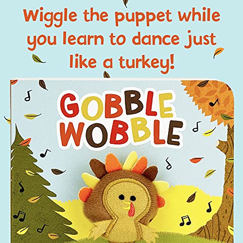 Gobble Wobble Finger Puppet Thanksgiving Board Book Kids Ages 0-4 (Children's Thanksgiving Interactive Finger Puppet Board Book) #TOP5