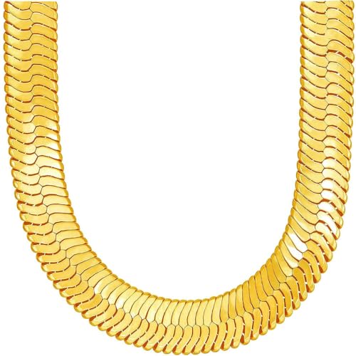 Chaîne Hip Hop des années 90 IFIX en or synthétique 11 mm pour homme et femme