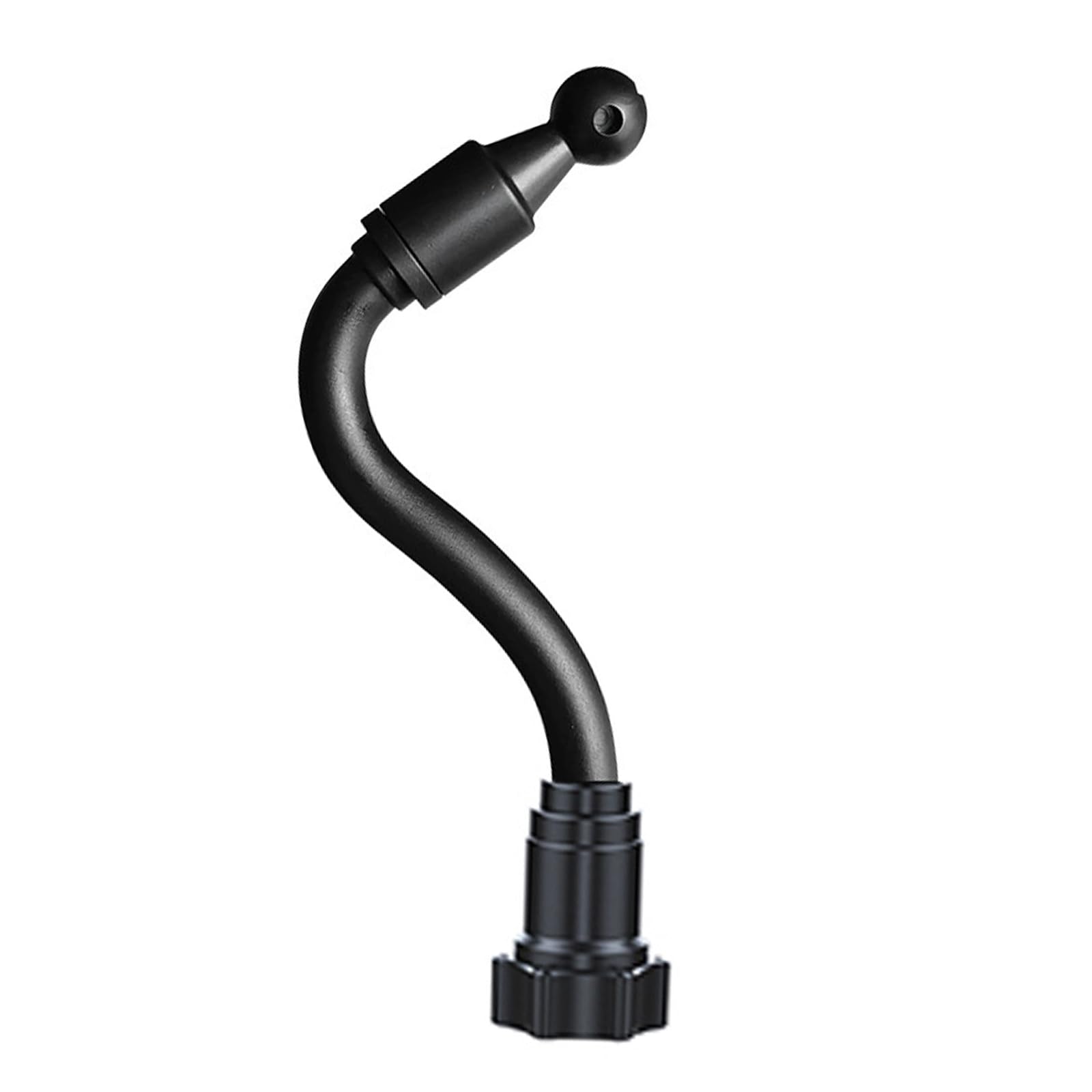 Yazhuq 17mm Ball Socket Flexible Extension Arm With 360 Rotation Adjustable Lengths Suitable for Car Vent Dashboards Phone Moun