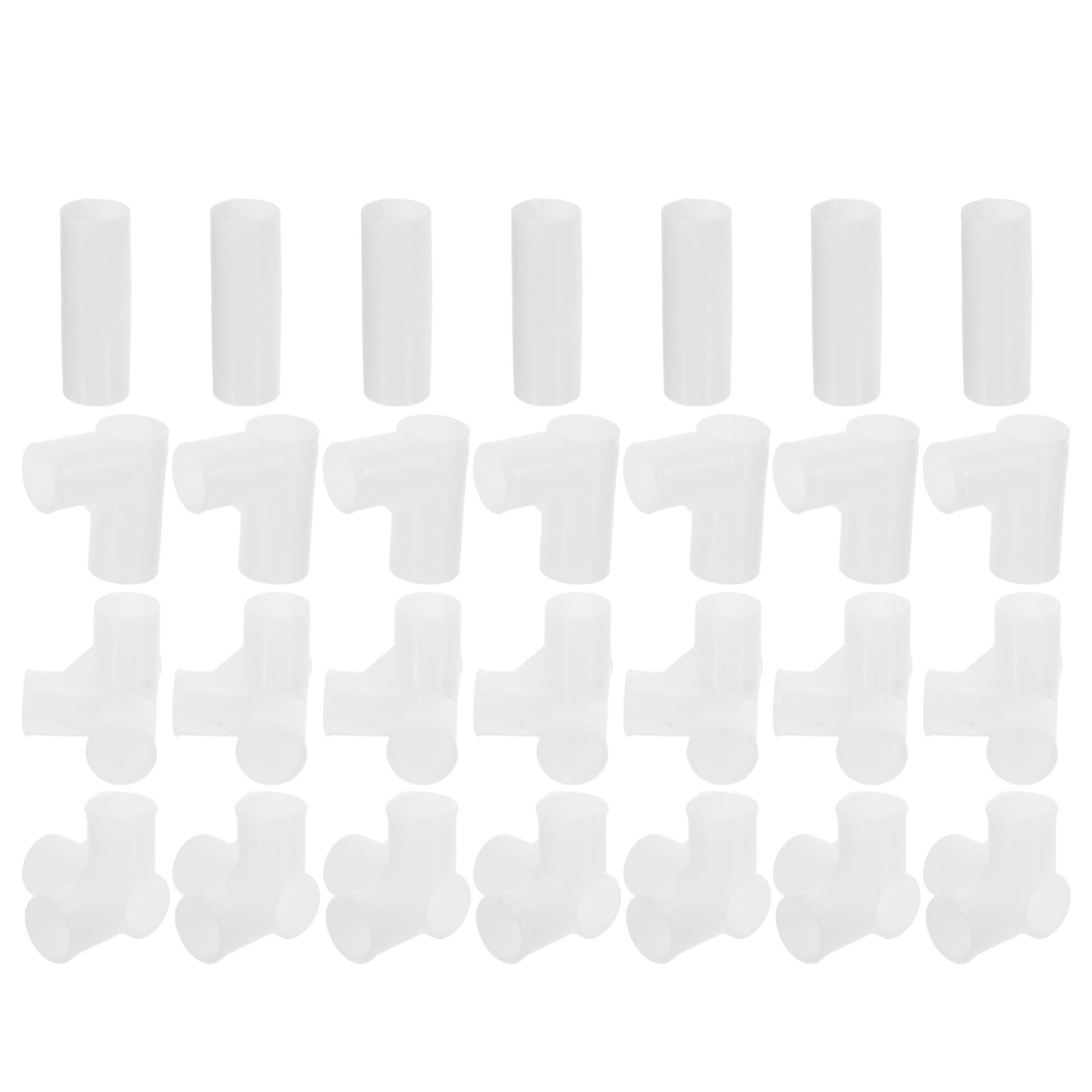 Gatuida 40-Pack Plastic Rack Connectors for 16 mm Storage Frames