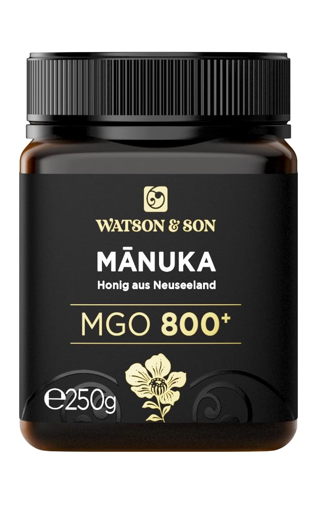 Watson & Son Manuka Honig MGO 800+ 250g | Premium Qualität aus Neuseeland