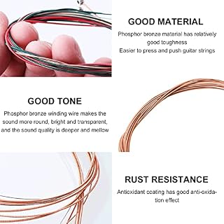 Cordes de Guitare, Cordes Guitare Acoustique, Corde de Rechange pour Guitare, Cordes pour Guitare Acoustique, pour… - Les Beatles, Paul McCartney, John Lennon, RIngo Starr, George Harrison Cordes de Guitare, Cordes Guitare Acoustique, Corde de Rechange pour Guitare, Cordes pour Guitare Acoustique, pour… – Image 4