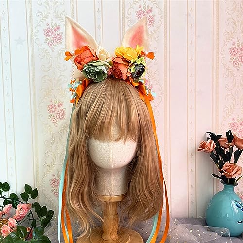 Coiffe à fleurs avec pinces intégrées pour un maintien parfait
