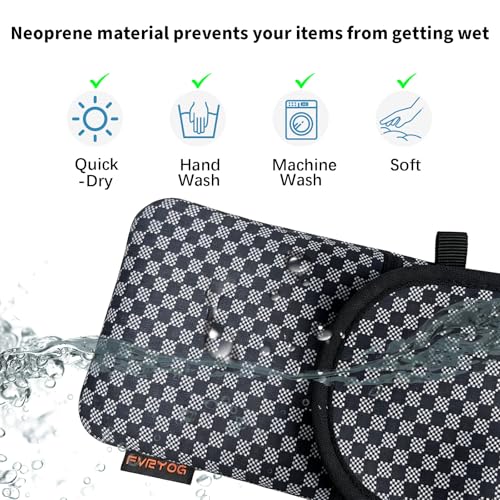 Image of Neoprene Phone Sleeve Pouch Case Bag for Men Women w /Crossbody Strap /Neck Lanyard for iPhone 17 /16 /15 /14 Pro Max, Samsung S25,Pixel 10