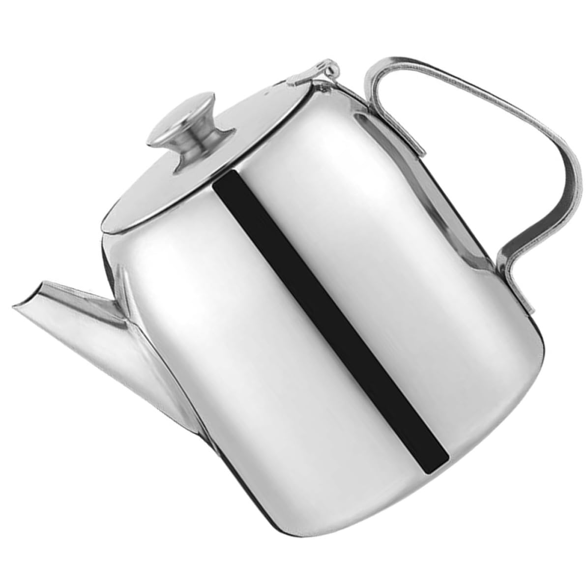 INOOMP Tetera Diseño Clásico de Acero Inoxidable para Cocina Capacidad de 1800ml y Asa Resistente, Adecuado Hogar y Suministros Salón de Té