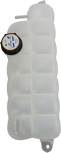 Vista 125 de TRQ Botella de desbordamiento del tanque de expansión del depósito de refrigerante del radiador compatible con Porsche Macan 2015-2018