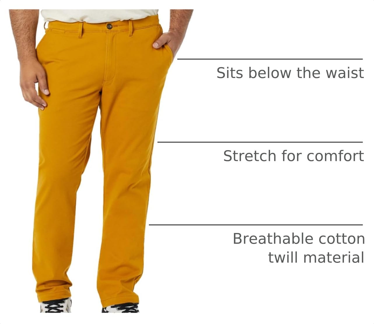 Amazon Essentials Men's Casual Stretch Chino Pant image 4