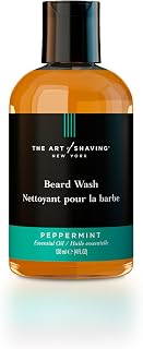 The Art of Shaving Peppermint Beard Wash 4oz - Cleans & Softens Beard, Removes Dirt, Oil, Impurities
