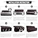 TAOCOCO Recliner Couch Covers for 3 Seat, 8-Pieces Stretch Large Couch Covers for 3 Seats Reclining Slipcovers Soft Jacquard Pattern Furniture Protector, Chocolate