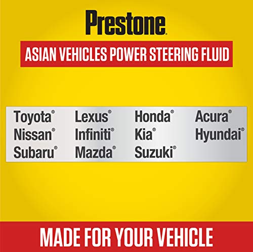 Prestone As269-6Pk Power Steering Fluid For Asian Vehicles - 12 Oz, (Pack Of 6) #TOP3