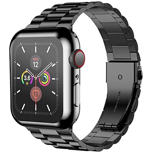 Upgraded Stainless Steel Link Replacement Band for Apple Watch 45mm