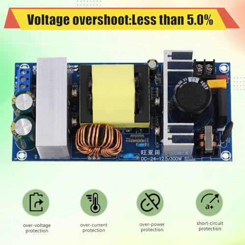 Placa de interruptor de alimentación AC-DC 24V 12.5A y módulo transformador de 100-240V a DC 4