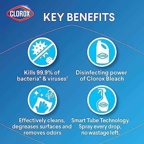 Clorox Clean-Up All Purpose Cleaner Spray Bottle With Bleach, Fresh Scent, 32 Fl Oz #TOP3