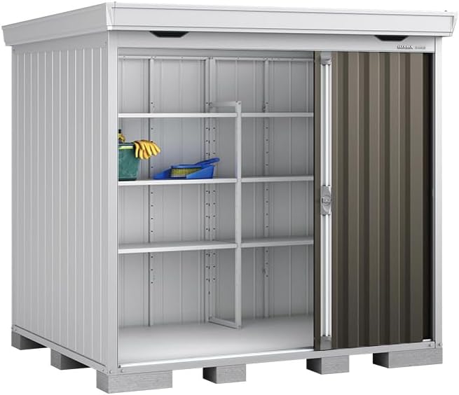 【受注生産品】イナバ物置 FS／フォルタ FS-2218S EB スタンダード 多雪型 『屋外用中型・大型物置』 EB（エボニーブラ