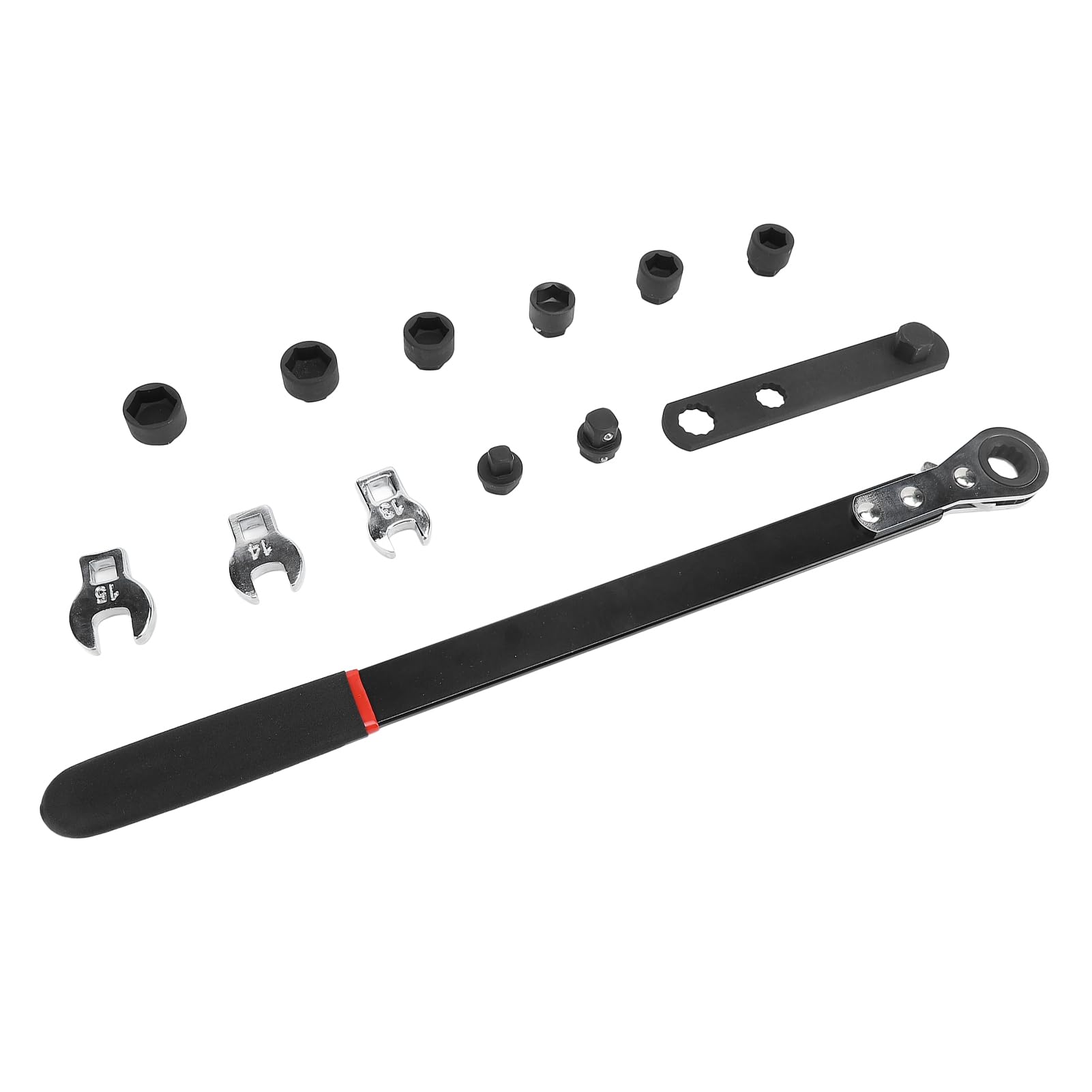 Set di Attrezzi per Cinghia a Serpentina a Cricchetto Strumento per Cinghia a Serpentina Facile Usare Kit di Attrezzi Tenditore per Cinghia a Serpentina Robusto e a Cricchetto