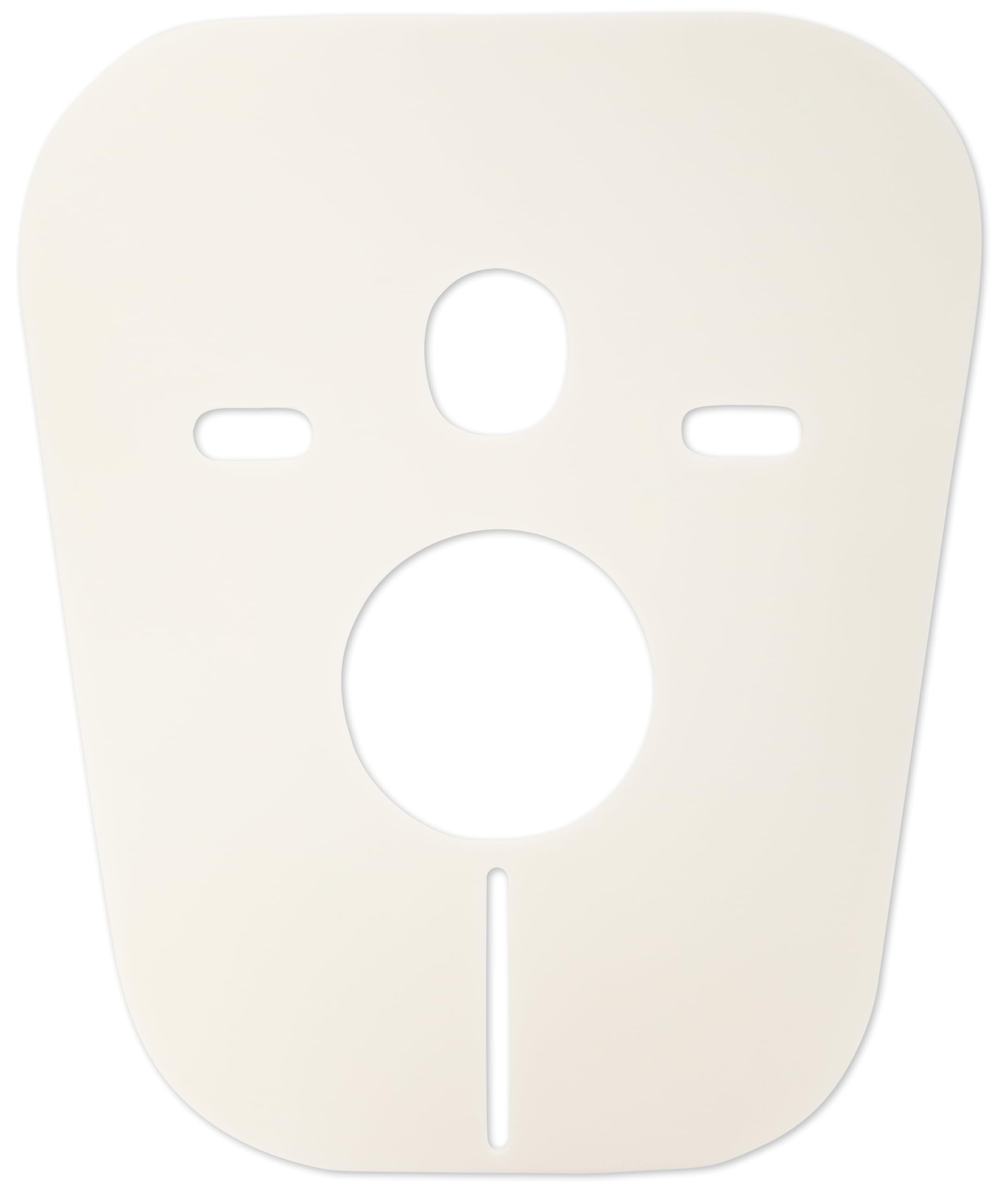 Fischer Membrana Anti Rumore per WC e Bidet, Guarnizione per Isolamento Acustico di Sanitari Sospesi a parete, Tappetino per Isolamento Acustico, Universale, Antiurto, 4824