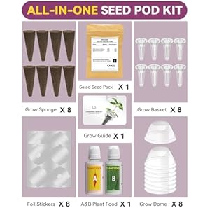 Saladseedpodkitsforaerogardenidoohydroponicsgrowingsystemherbgarden400seedsincludingamericanfastlettucebuttercrunchlettuceredcherrytomato8pods Urban Country Home Decor Salad seed pod kits for aerogarden idoo hydroponics growing system herb garden 400 seeds including american fast lettuce buttercrunch lettuce red cherry tomato8 pods urban country home decor
