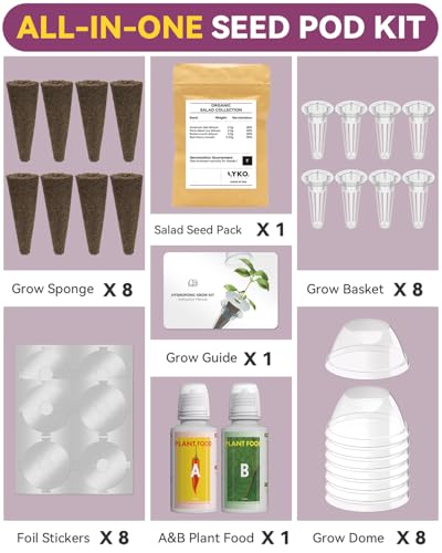 Saladseedpodkitsforaerogardenidoohydroponicsgrowingsystemherbgarden400seedsincludingamericanfastlettucebuttercrunchlettuceredcherrytomato8pods Urban Country Home Decor Salad seed pod kits for aerogarden idoo hydroponics growing system herb garden 400 seeds including american fast lettuce buttercrunch lettuce red cherry tomato8 pods urban country home decor