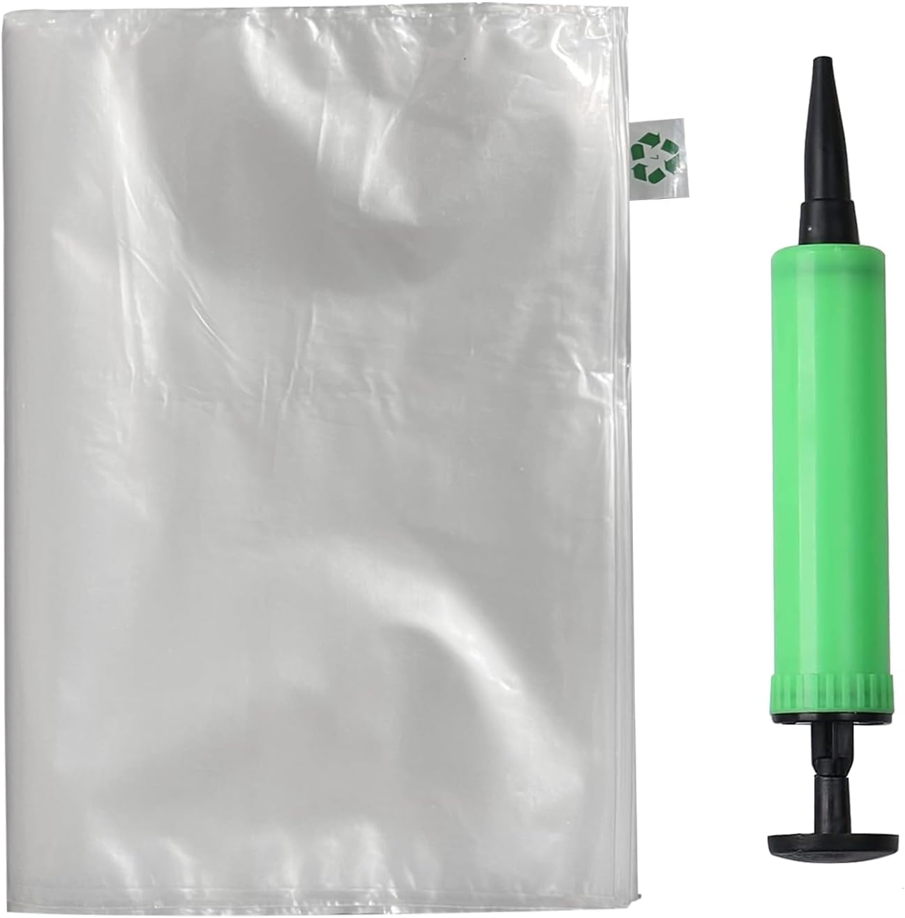 Miupoo Clear Packaging Air Bags, Plastic Inflatable Air Packaging Protector Bag With Free Pump Cushion,Air Cushion Blocking Packaging Bag,30X40cm/12X16 Inches,50 Pieces
