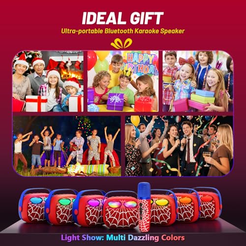 image for Innofans Mini Karaoke Machine for Kids Ages 3-12: Portable Bluetooth S