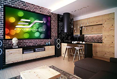 Image of Elite Screens Sable Frame 2, 100-Inch Fixed Frame Projector Screen, 16:9 8K /4K Ultra HD & Active 3D Ready, ISF-Certified Material, Ideal for Home Theater, Office, and Indoor Presentations, ER100WH2