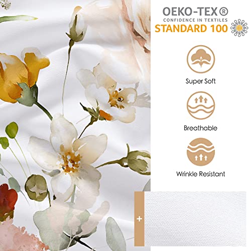 Yiyea CL-MM-SM698-Q Queen Fitted Sheet, Premium Double Brushed Microfiber Deep Pocket Fitted Sheet Queen Size thumb #2