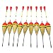Free Fisher 10 Pcs Fishing Bobber Cork Float Antenna Balsa Wood 4.7" 0.07oz