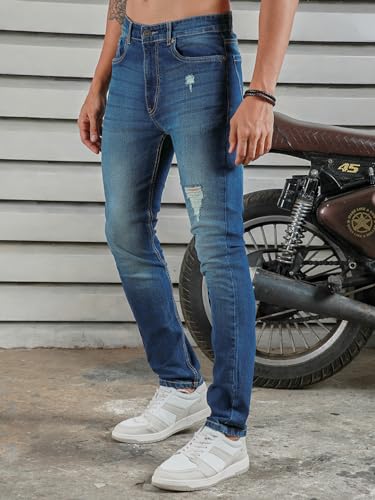 Image of HIGH STAR Men's Mid Rise Regular Jeans