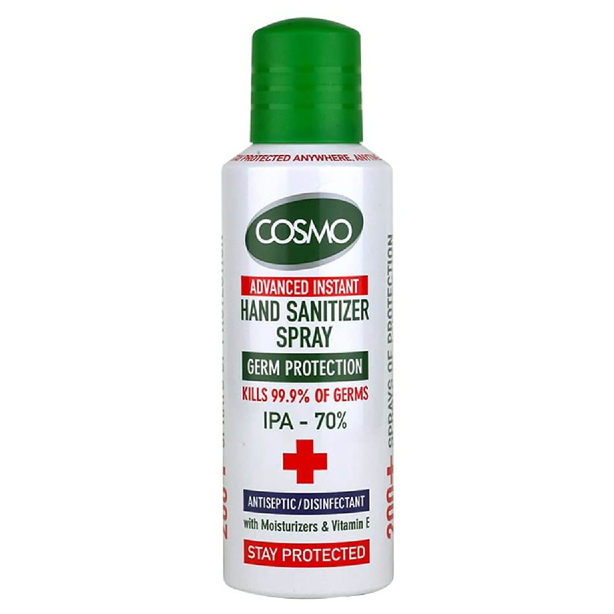 CD COSMO DESIGNS Advanced Instant Antiseptic & Disinfectant Hand Sanitizer Spray, 200 ml
