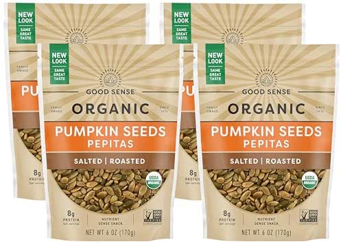 Good Sense Roasted & Salted Organic Pumpkin Seeds (Pepitas), Non-GMO