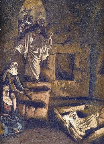Peinture La Résurrection de Lazare poster grand format pour salon chic