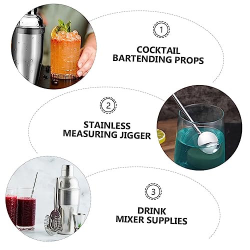 Cuillères doseuses cocktails COLLBATH coffret 5 pièces cadeau mixologie