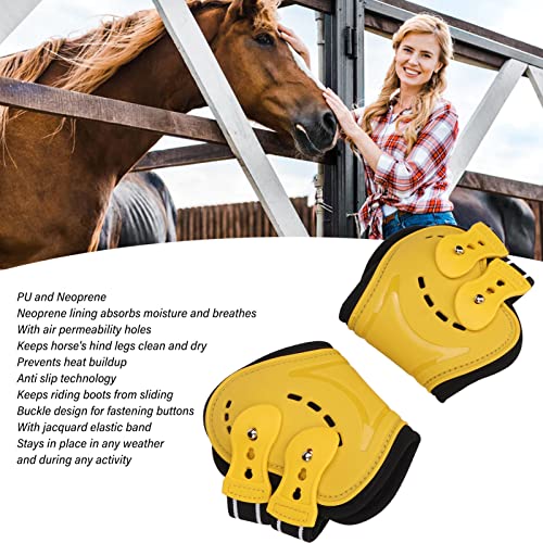 Bottes de fetlock de cheval Pilipane : protections de jambe arrière légères et antiglisse - 6