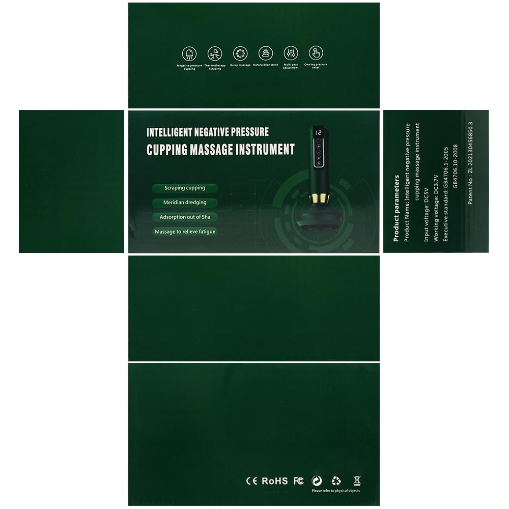 Cellulite-Massagegerät, Schröpfgerät zur Reinigung der Meridiane, Cellulite-Gerät, Verstellbarer Body Shaper für den Bauch, Varially Anti Cellulite Massager