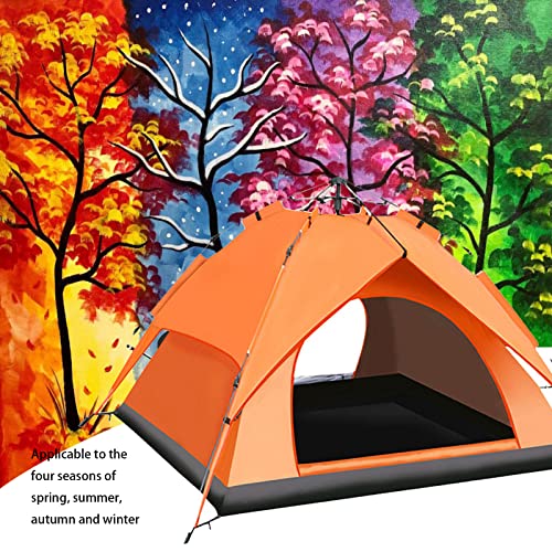Carpa impermeable doble capa para 3 personas automática miniatura 3