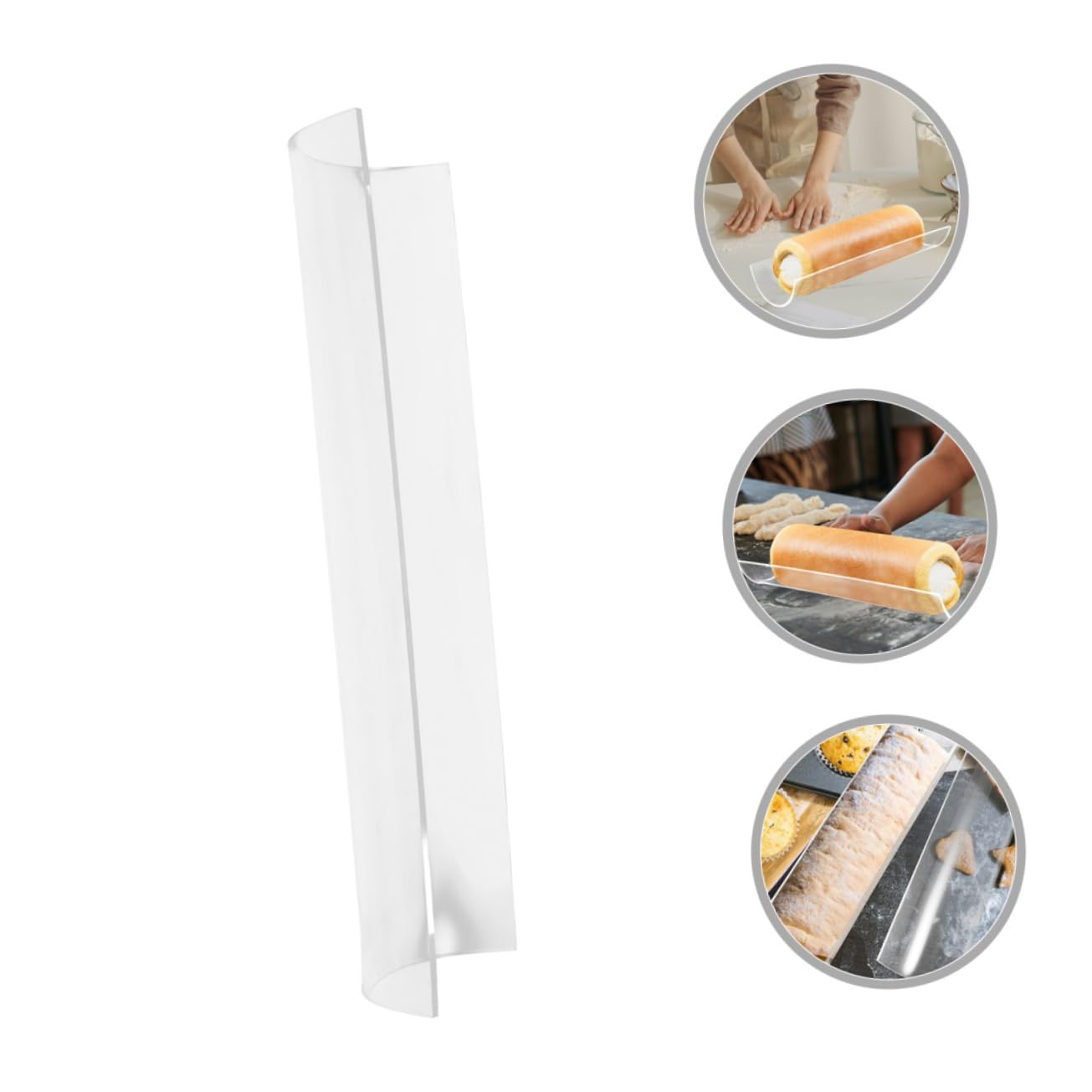 Cabilock 5 Stück Rollen Dessertformen Küchenform Dessertherstellung Form Acryl