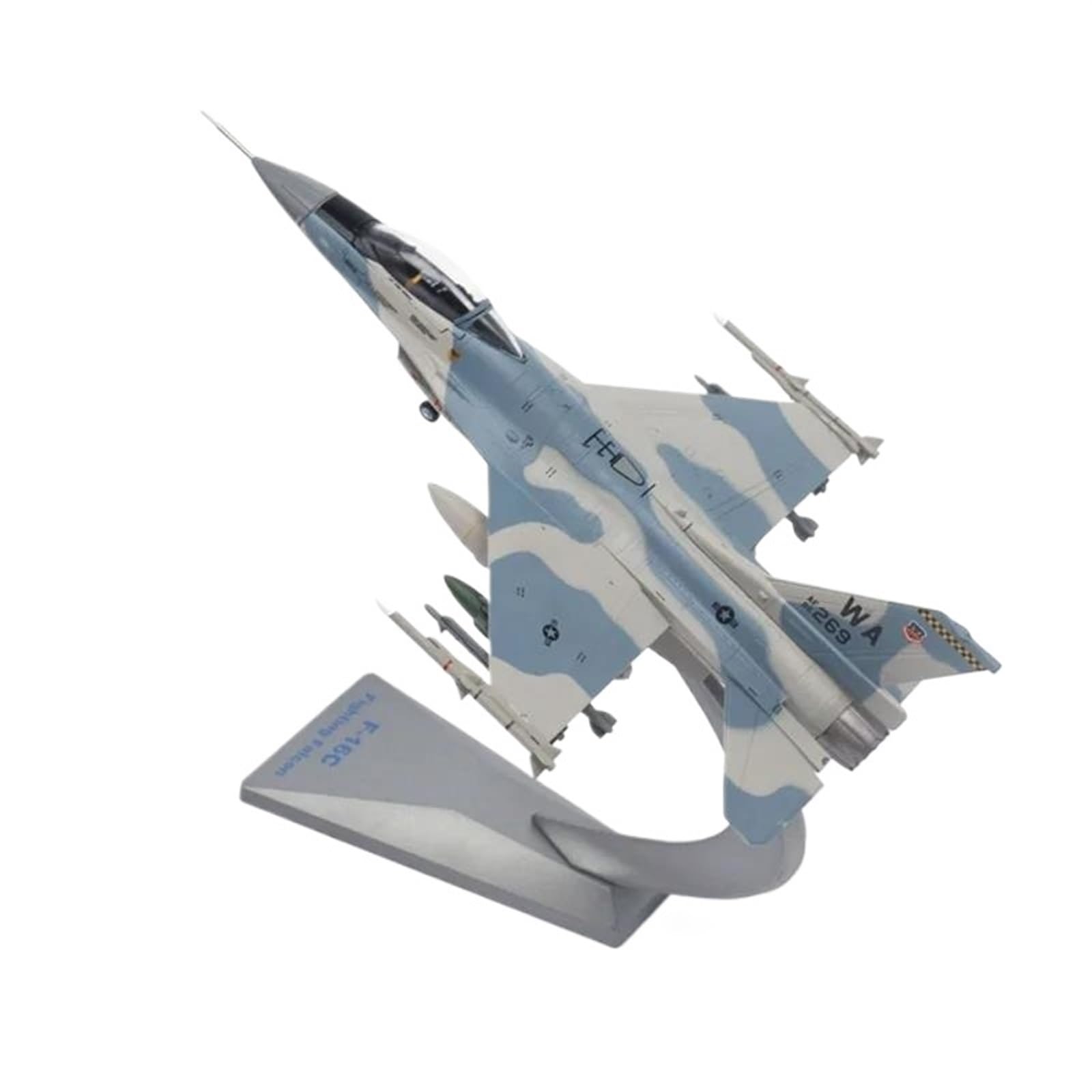 ENXCLWTW para F-16C F16 Falcon Diecast Metal Air Force Modelo Escala 1/72 Avión De Combate Modelo De Juguete Colección Avión a Escala
