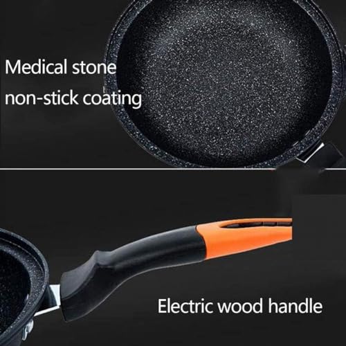 Wok antiadherente con tapa y revestimiento cerámico rojo miniatura 5