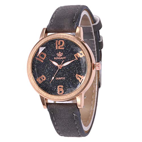 Preisvergleich Produktbild Beobachten Damenuhr Flower Glass Digital Scale Quartz Damenuhr-Grau