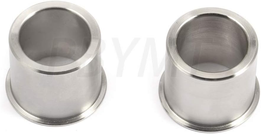 PBYMT Wheel Bearing Reducers 1" to 3/4" Axle Reducer Spacer Fit for Harley Dyna Softail Touring Road Glide Street Glide Road King Electra Glide 1986-2023 (Sliver)