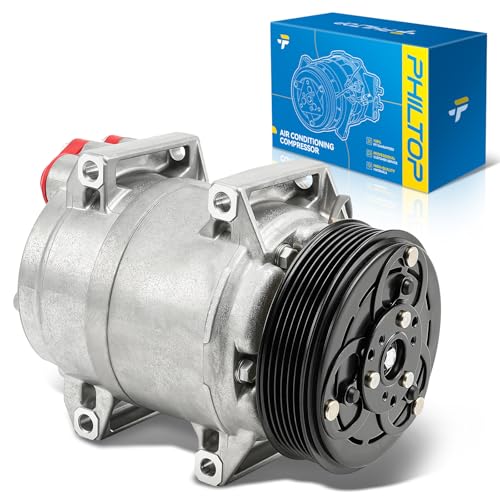 Image of PHILTOP 8D0260805J Air Conditioner AC Compressor with Clutch for Volvo S60 2001-2009,XC90 2003-2006,V70 2001-2007,XC70 2003-2007,S80 1999-2006