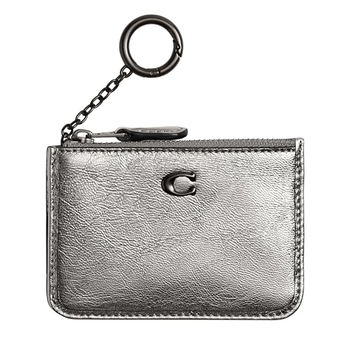 COACH Women's Essential Mini ID Case Accessory-Travelers Card Sleeves, V5/Anthracite, One Size