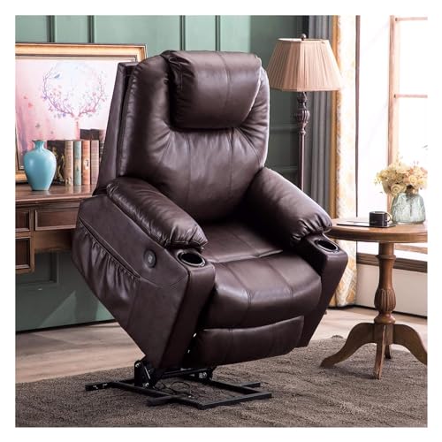 Sillón con función reclinable y piel sintética miniatura 1