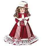 Mackenzie Holiday Wear Collectible Porcelain Doll