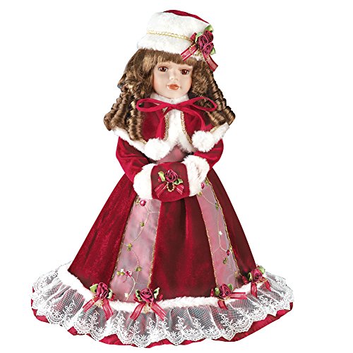 Women's Mackenzie Holiday Wear Collectible Porcelain Doll