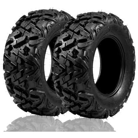 MOTOOS Set of 2 23x7-10 ATV UTV Tires 23x7x10 All-Terrain Mud Tires 4PR Tubeless Cover