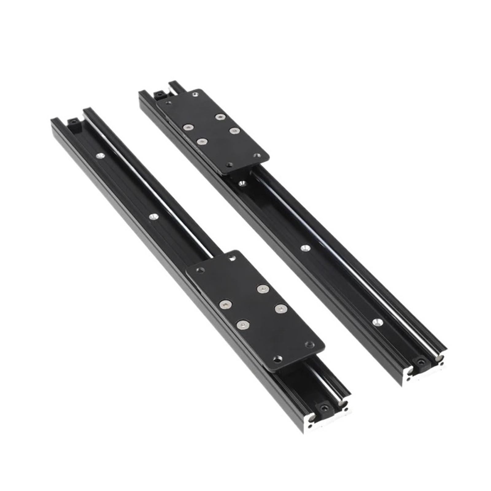 Jvnalwnkv One Color Drawer Slide Rail，Stainless Steel Rail, Side Mount Ball Bearing Rails Open Track Telescopic Heavy-Duty Guide Extension Linear