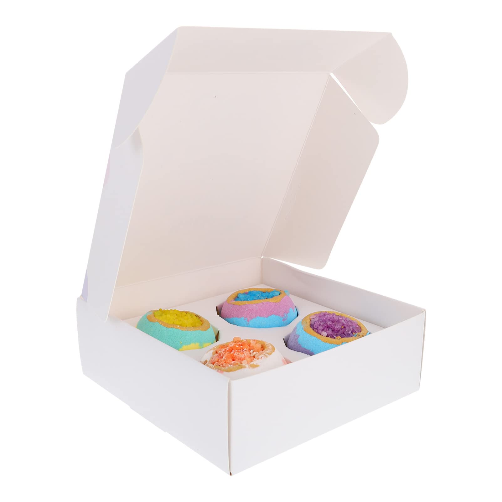 DEARMAMY 4pcs Bath Healthy Bath for Relaxation Aromatherapy Present for Family Friends Each Indulge Luxurious