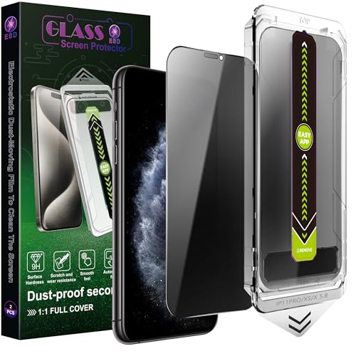 Film anti-espion iPhone X/XS/11 Pro fini les rayures et les regards indiscrets